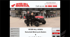 Desktop Screenshot of peterhillhonda.com.au